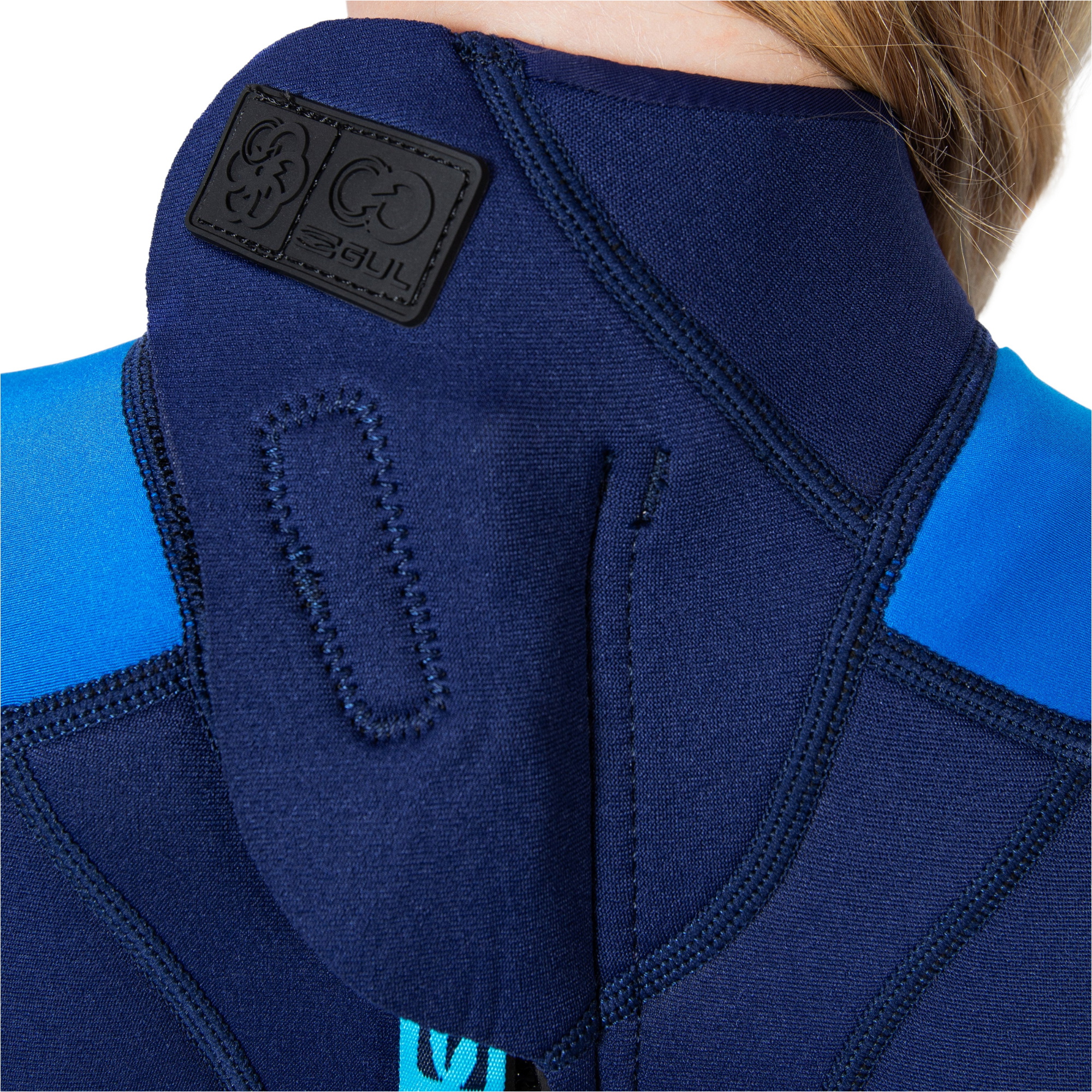 2026 Gul Junior G-Force Natur 3/2mm Back Zip Wetsuit GF1307-NABL - Navy / Blue